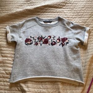 Sweatshirt Material Tee Shirt from Abercrombie